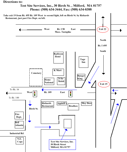 Milford Map